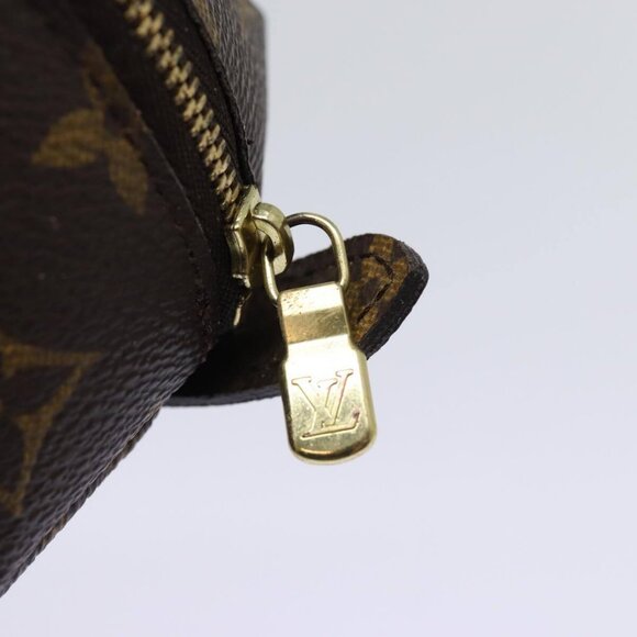 LOUIS VUITTON Monogram Trousse Demi Ronde Cosmetic Pouch - Picture 7 of 16